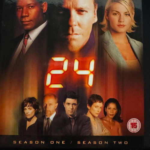24 DVD like new, seasons 1-6 action, drama, thriller