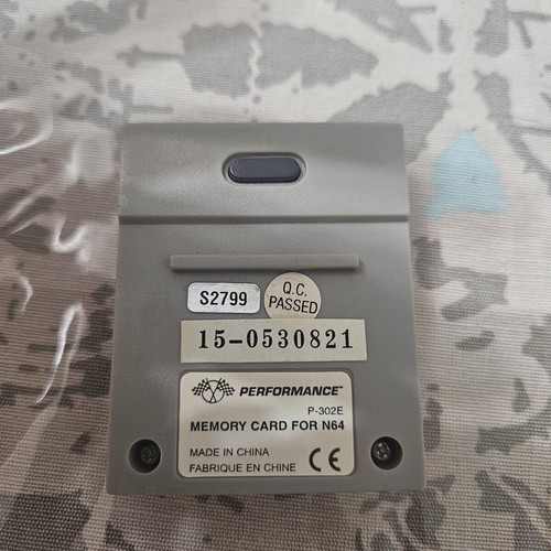 Nintendo 64 memory card like new
