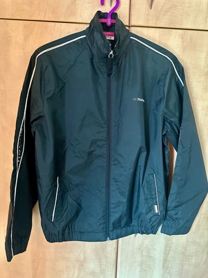 Women's windbreaker jacket like new, black and white