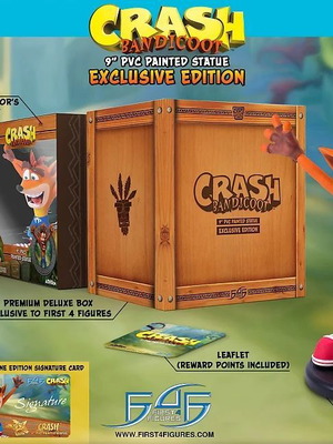 Crash Bandicoot PVC Exclusive Day One Edition new