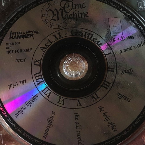 Time Machine Act II Galileo CD used, Metal