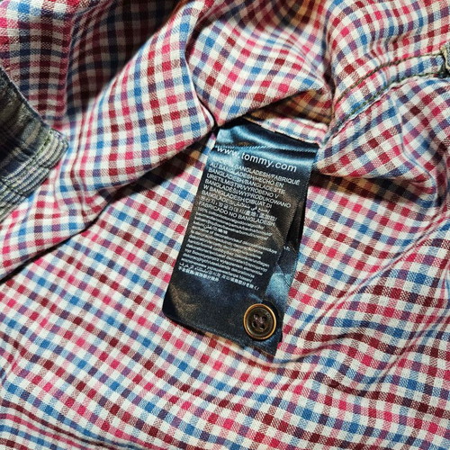 Hilfiger Denim men's checked shirt size M like new