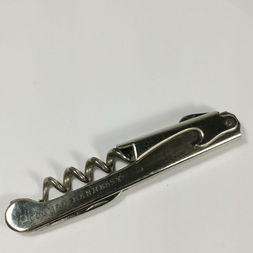 Hennessy Cognac vintage corkscrew bottle opener used