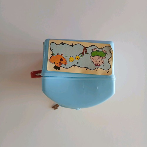 80s Vintage Piggy Bank new with key