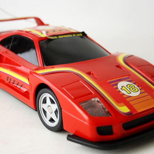 Vintage Porsche F40 Super Racer remote control 1:16 new Well Tech