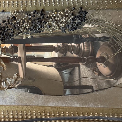 Mirror with signature, like new, 116x66 cm