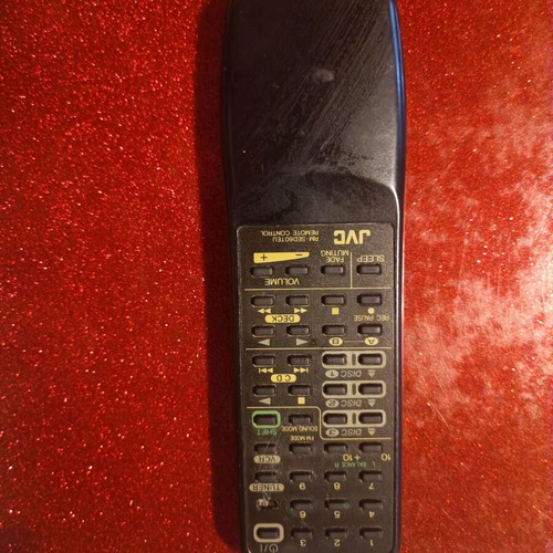 JVC RM-SED60TEU remote control used for audio equipment