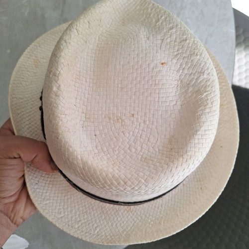 Karfil hats hat used, beige, size 58 unisex