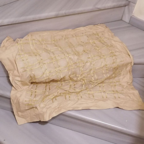 Pure silk Indian tablecloth 1x1 m and 0.5x0.5 m, new