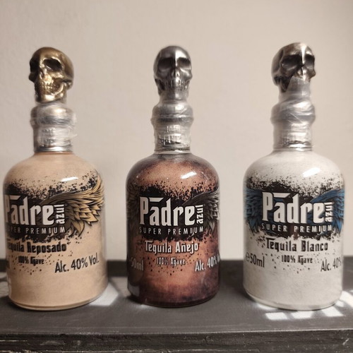 Padre Azul Tequila set 3 miniatures 50ml new