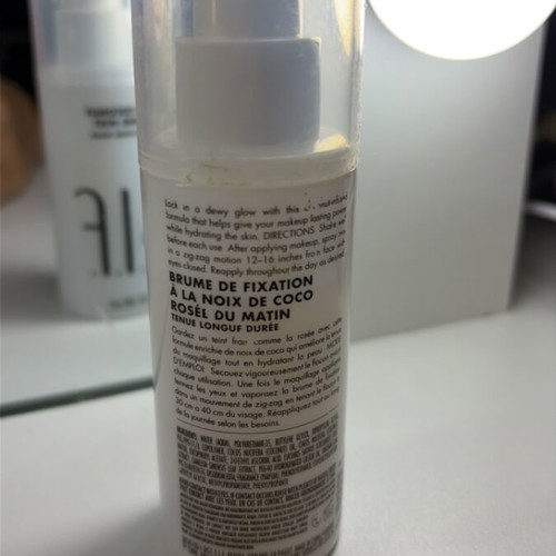 Elf Dewy Coconut Setting Mist used