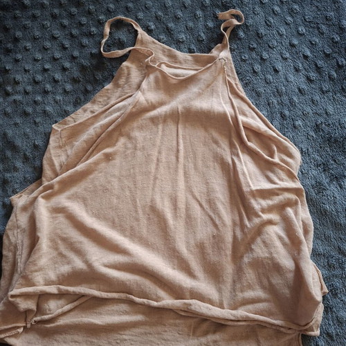 Zara beige tank top medium like new