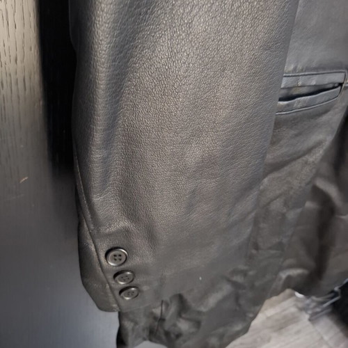 Vintage Armani Exchange men's leather jacket XL, nappa leather, like new