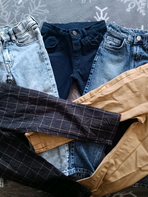 Boys' pants 98 cm like new, pack of 5 pieces