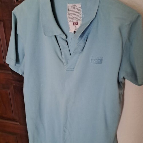 Onitsuka Tiger Polo Shirt L used, turquoise