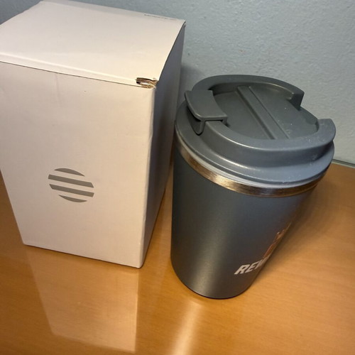 Stainless Steel Tumbler 350ml new, dark gray matte finish