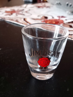 Ποτήρι διαφημιστικό Jim Beam 1940-1960 σαν καινούργιο, συλλεκτικό
