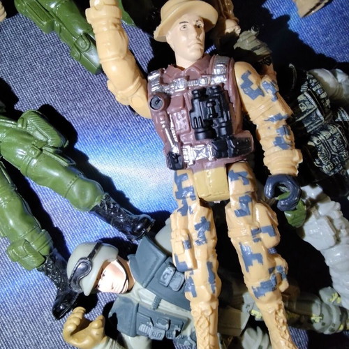 Chap Mei Soldier Force figures set of 7, 10 cm, used