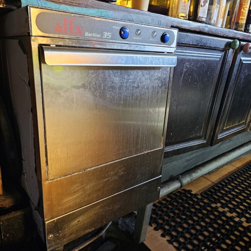 Alfa Barline 35 professional dishwasher used, stainless steel