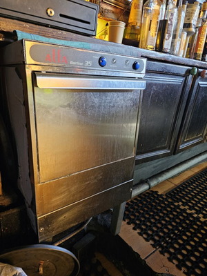 Alfa Barline 35 professional dishwasher used, stainless steel