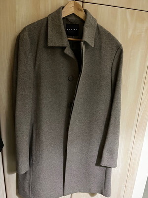 Sisley coat like new, grey and beige
