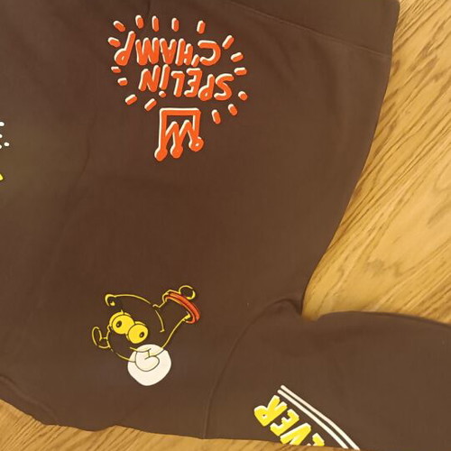 H&M x The Simpsons Loose-Fit Sweatshirt Like New, Dark Brown