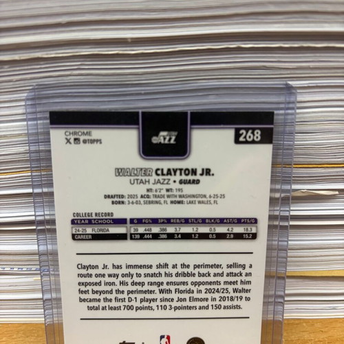 Topps Chrome Red White Blue RC Lot of 3 cards 2025-26