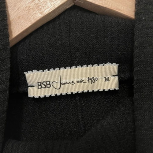 BSB knitted turtleneck black mini dress like new