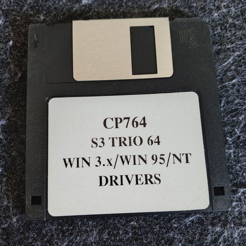 Floppy Disk 3.5" S3 Trio 64 Drivers used for Windows 95/NT