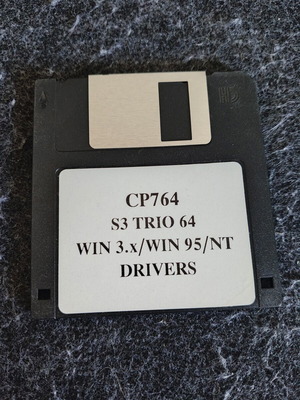Δισκέτα 3.5" S3 Trio 64 drivers μεταχειρισμένη για Windows 95/NT