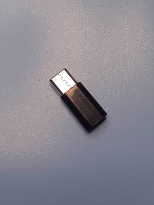 Αντάπτορας Mini USB σε USB-C σαν καινούργιο, μαύρος