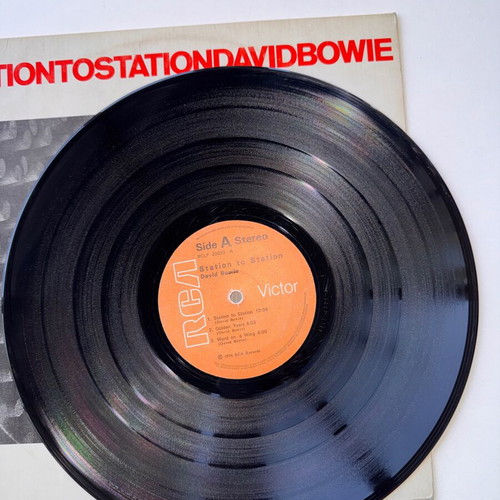 David Bowie Station to Station LP 1976 used, rock
