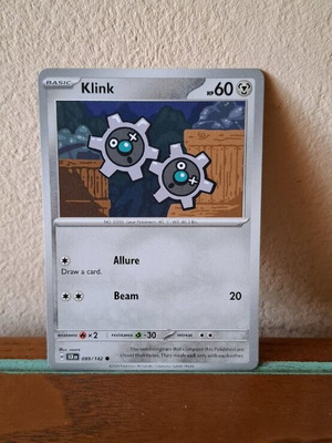 Pokemon card Klink new