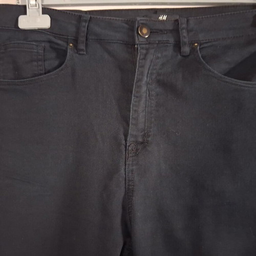 H&M Black Skinny High-Waist Jeans Like New, Size 40