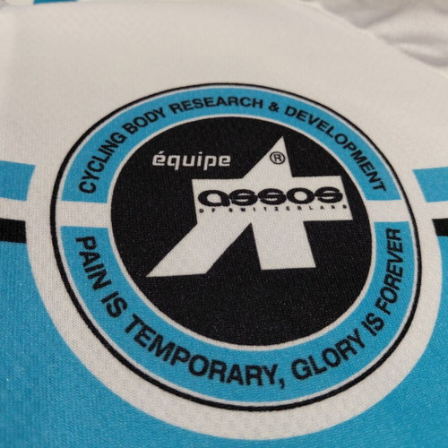 Assos Nikopol Sky Blue Cycling Jersey Size S like new
