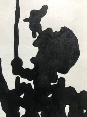 Vintage Picasso Don Quixote poster used, collectible art print