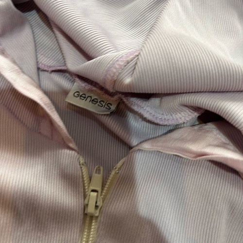 Genesis vest set like new with hood and linen details