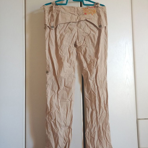 Lynne beige cotton pants, size M