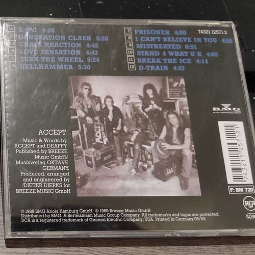 Accept Eat the Heat CD like new, metal