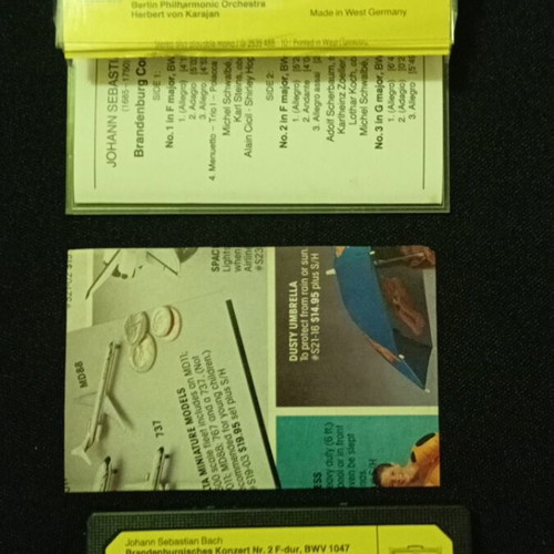 BACH Made in West Germany collectible cassette like new