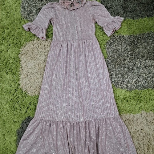 Asos London silver rose midaxi dress! Size S/M
