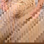 Παιδικό φόρεμα παρανυφάκι για κορίτσι 6-8 ετών, σατέν, τούλι, παγιέτα καινούργιο