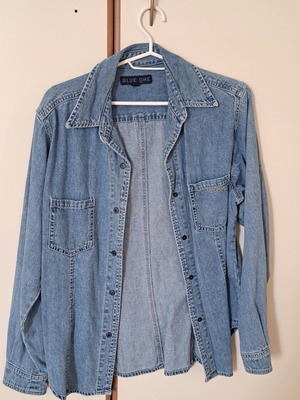 Blue One Women’s Casual Denim Shirt used, light blue, size M/L