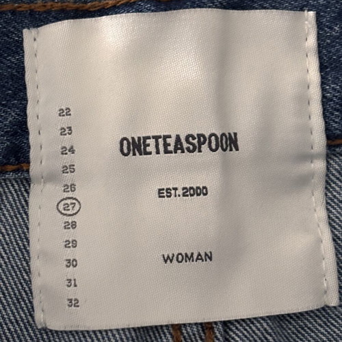 One Teaspoon Outlaws Denim Shorts like new, size 27, blue