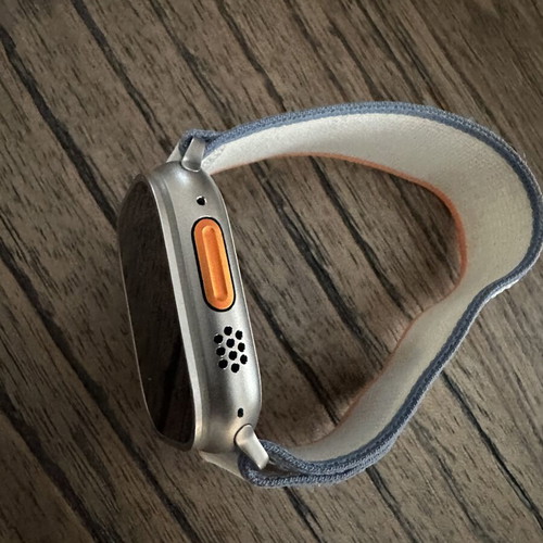 Apple Watch Ultra 1 with 4 original bands and chargers