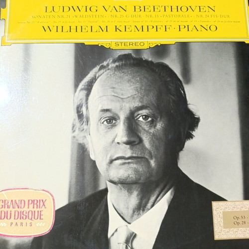 Ludwig van Beethoven piano sonatas vinyl record, classical