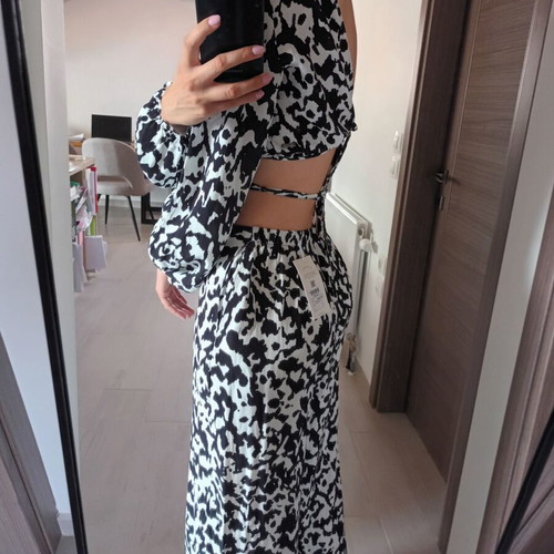 Maaji pants new, size M, black and white