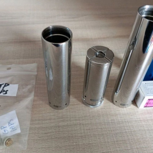 GP Paps tube mech mod από ανοξείδωτο ατσάλι σαν καινούργιο