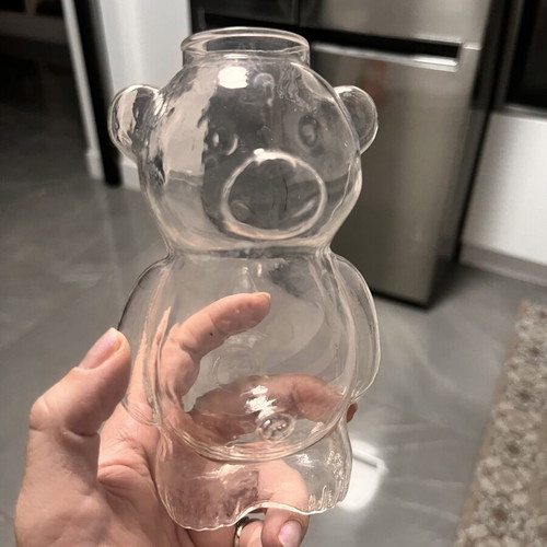 Glass bear for children like new