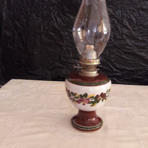 Vintage ceramic oil lamp like new